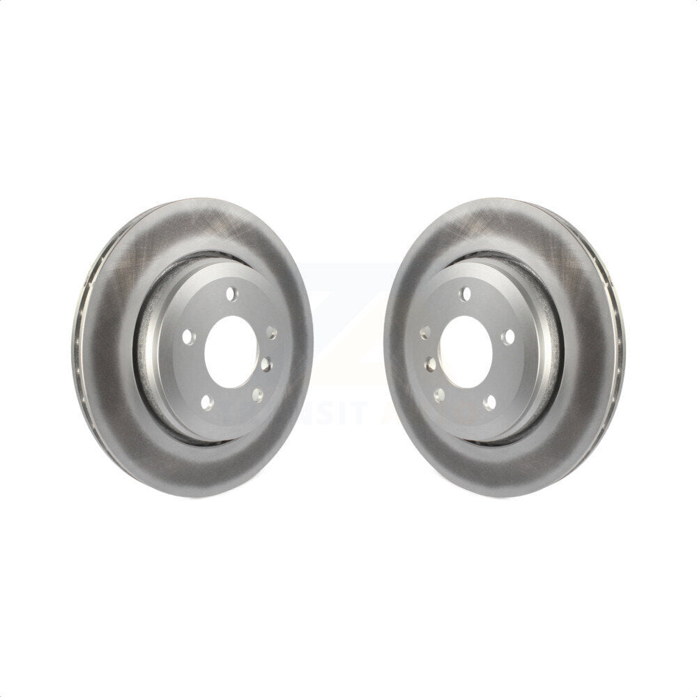 Rear Coated Disc Brake Rotors Pair For BMW 330Ci 330i 330xi KG-100526