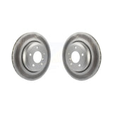 Rear Coated Disc Brake Rotors Pair For BMW 330Ci 330i 330xi KG-100526
