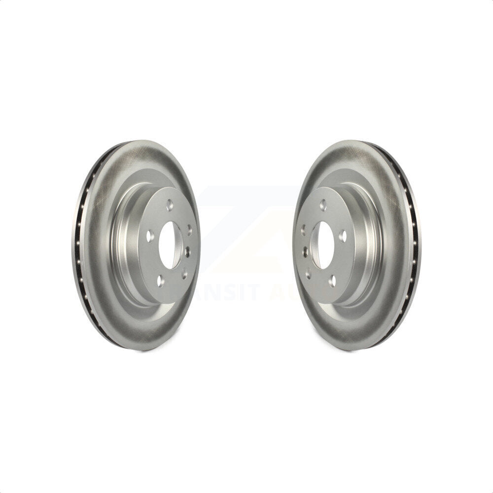Rear Coated Disc Brake Rotors Pair For BMW X1 Mini Cooper Countryman X2 Clubman 228i xDrive Gran Coupe KG-100678
