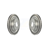 Rear Coated Disc Brake Rotors Pair For BMW X1 Mini Cooper Countryman X2 Clubman 228i xDrive Gran Coupe KG-100678