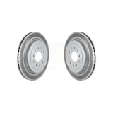 Rear Coated Disc Brake Rotors Pair For Cadillac ATS KG-100419