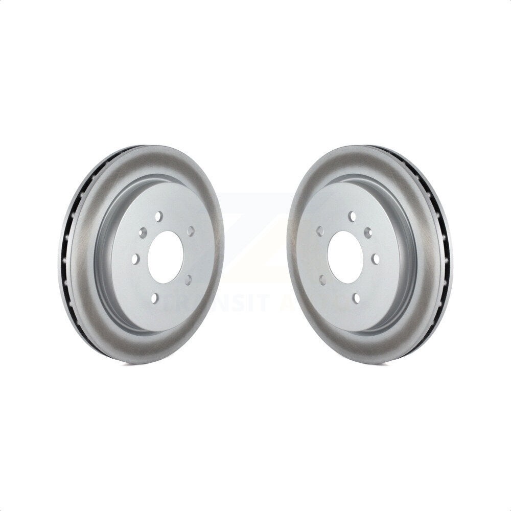 Rear Coated Disc Brake Rotors Pair For Cadillac CTS STS Seville KG-100390