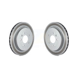 Rear Coated Disc Brake Rotors Pair For Cadillac CTS STS Seville KG-100390