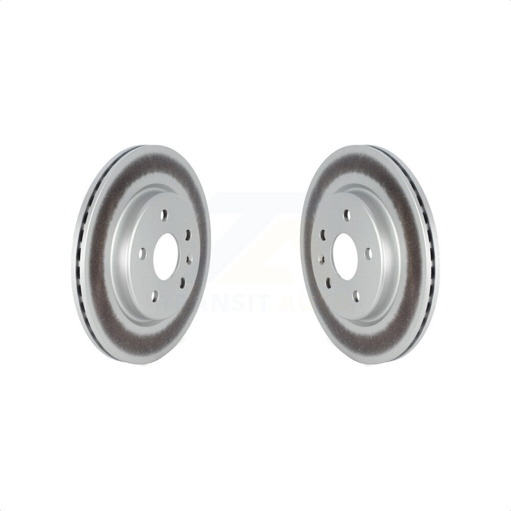 Rear Coated Disc Brake Rotors Pair For Cadillac XT4 Buick Envision KG-101353