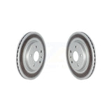 Rear Coated Disc Brake Rotors Pair For Cadillac XT4 Buick Envision KG-101353