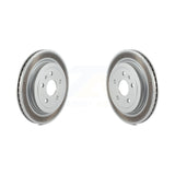 Rear Coated Disc Brake Rotors Pair For Chevrolet Camaro Cadillac CTS KG-100410