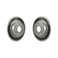 Rear Coated Disc Brake Rotors Pair For Chevrolet Cruze Volt Bolt EV EUV KG-100687