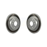 Rear Coated Disc Brake Rotors Pair For Chevrolet Cruze Volt Bolt EV EUV KG-100687