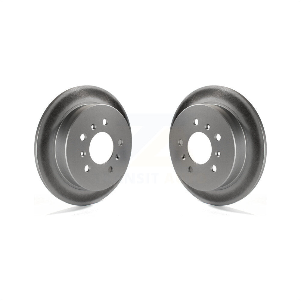 Rear Coated Disc Brake Rotors Pair For Chevrolet Impala Buick Pontiac Century Grand Am Monte Carlo Oldsmobile Prix Venture Alero Regal Intrigue LaCrosse Montana Trans Sport Allure KG-100400