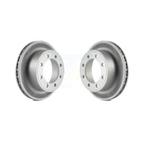 Rear Coated Disc Brake Rotors Pair For Ford E-350 Super Duty E-250 Econoline Club Wagon E-150 E-450 KG-100427
