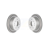 Rear Coated Disc Brake Rotors Pair For Ford F-150 Lincoln Mark LT KG-100437