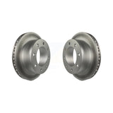 Rear Coated Disc Brake Rotors Pair For Ford F-250 Super Duty F-350 Excursion E-450 Econoline KG-100428
