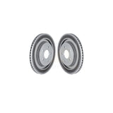 Rear Coated Disc Brake Rotors Pair For Ford Mustang KG-101649
