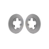 Rear Coated Disc Brake Rotors Pair For Ford Transit-250 Transit-350 Transit-150 HD With 5 Lug Wheels KG-100459