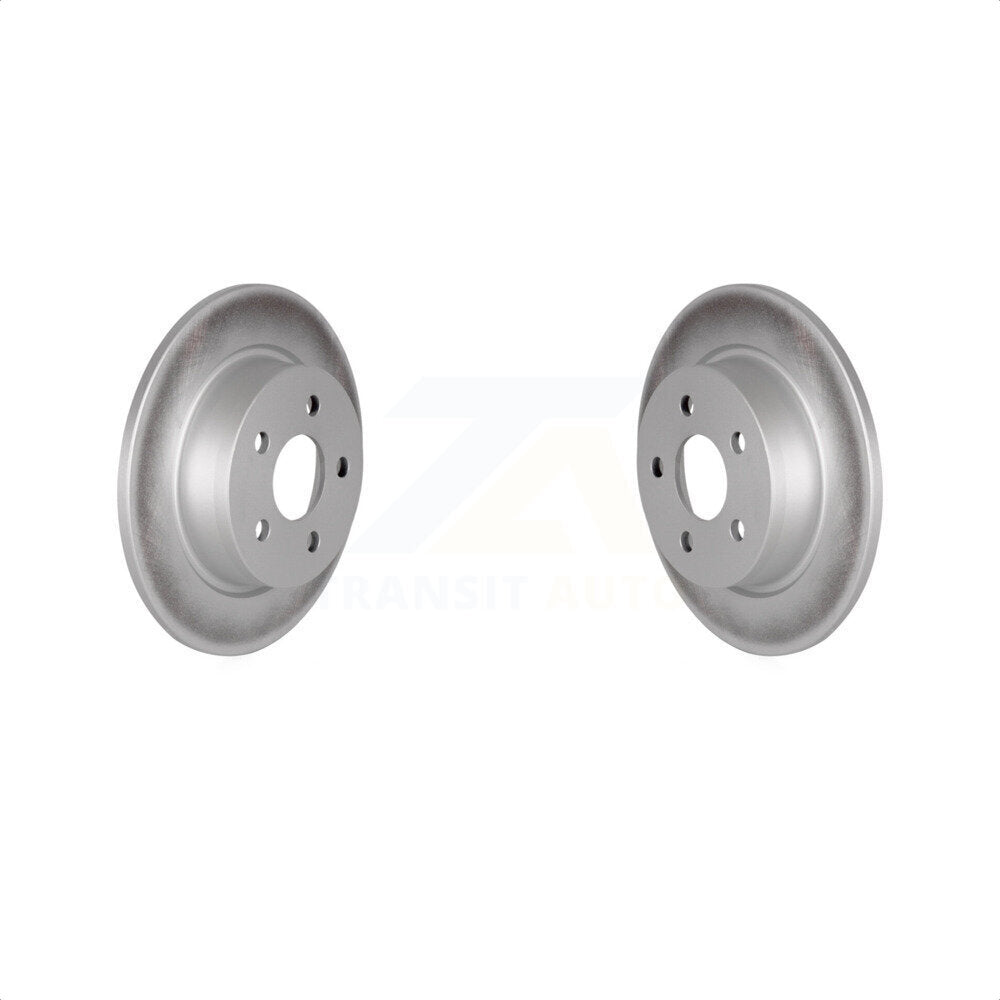 Rear Coated Disc Brake Rotors Pair For Ford Transit Connect KG-101638