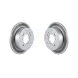 Rear Coated Disc Brake Rotors Pair For Hyundai Elantra KG-100585
