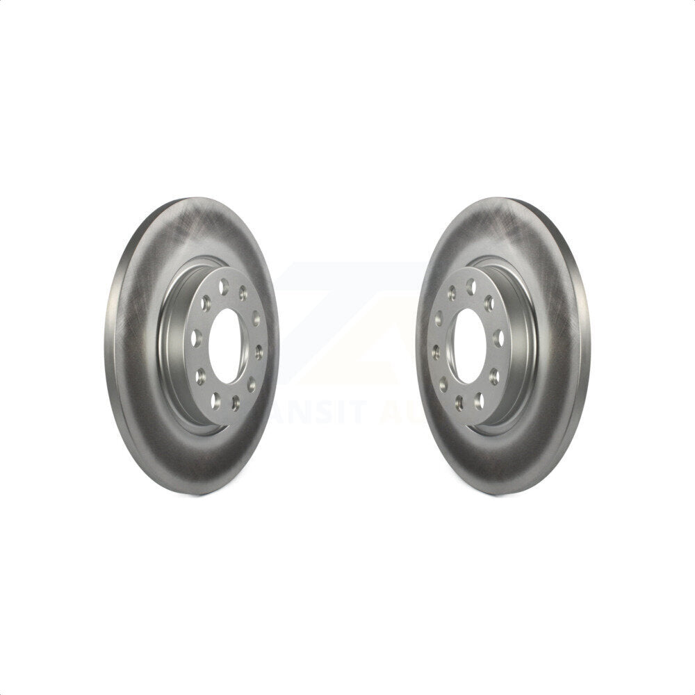 Rear Coated Disc Brake Rotors Pair For Jeep Cherokee Chrysler 200 KG-100489