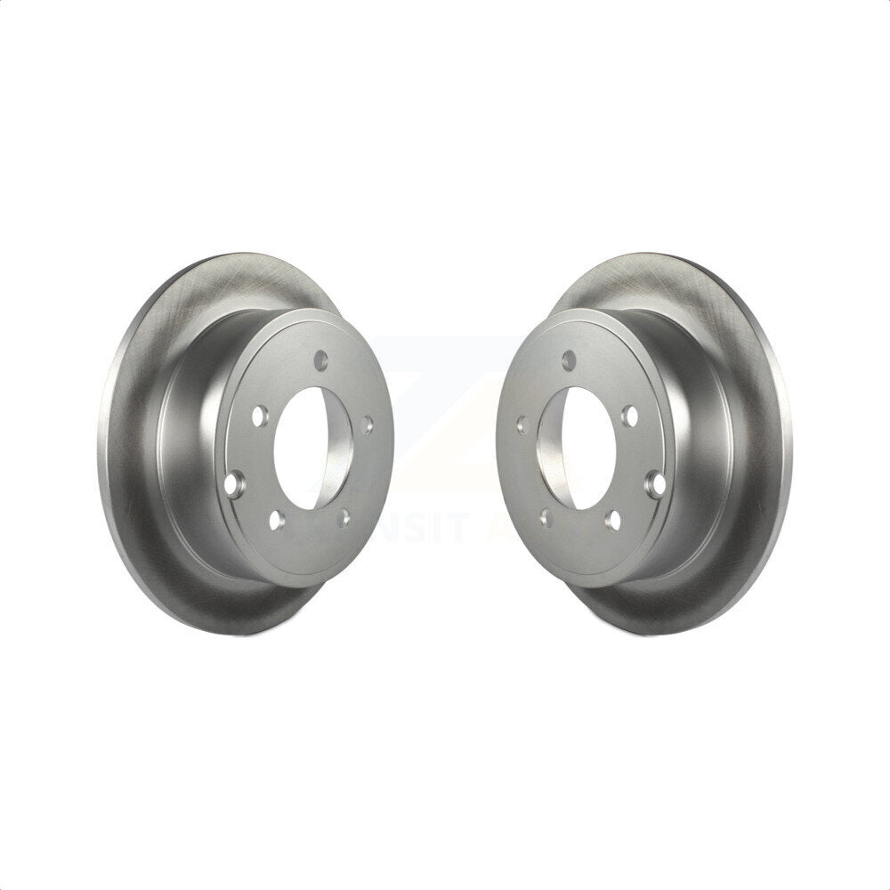 Rear Coated Disc Brake Rotors Pair For Jeep Dodge Patriot Chrysler Compass Avenger 200 Caliber Sebring Mitsubishi Lancer KG-100476
