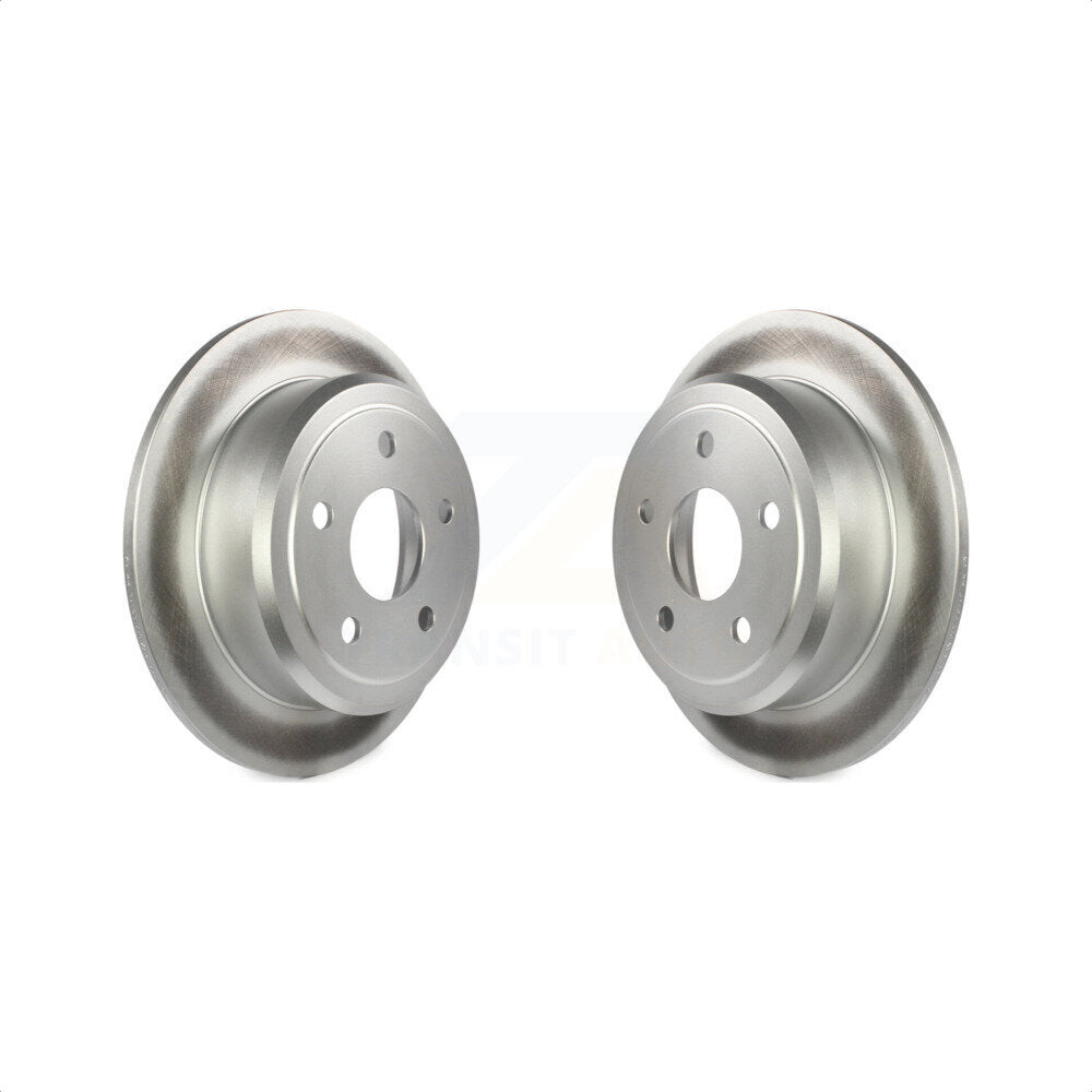 Rear Coated Disc Brake Rotors Pair For Jeep Wrangler JK KG-100477
