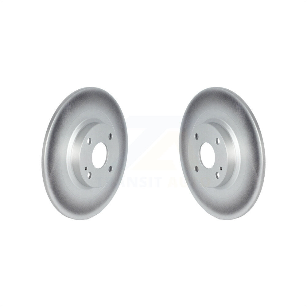 Rear Coated Disc Brake Rotors Pair For Mazda MX-5 Miata Fiat 124 Spider KG-101636