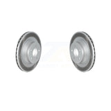 Rear Coated Disc Brake Rotors Pair For Mercedes-Benz CLS550 E550 KG-101666