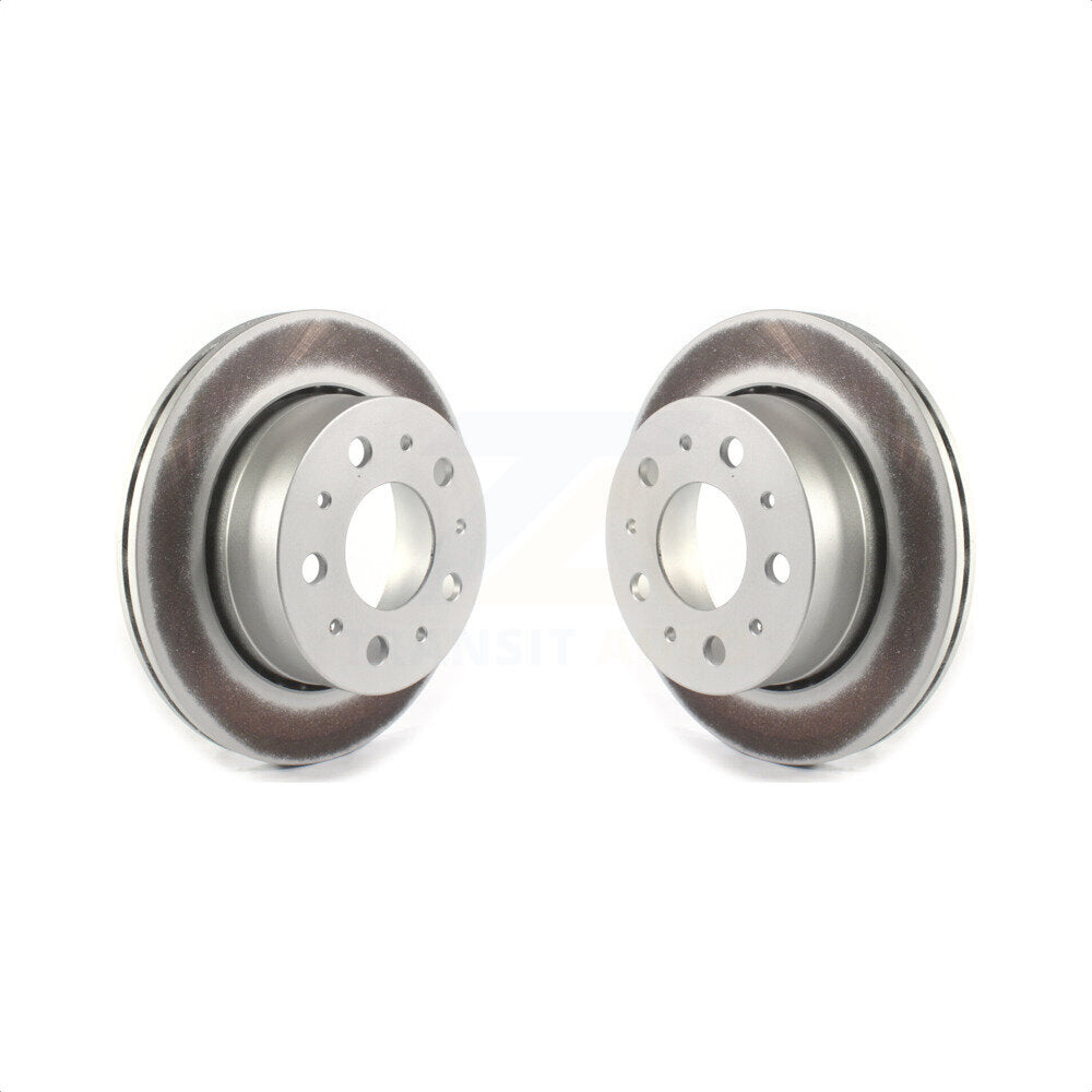 Rear Coated Disc Brake Rotors Pair For Ram ProMaster 1500 2500 3500 KG-101358