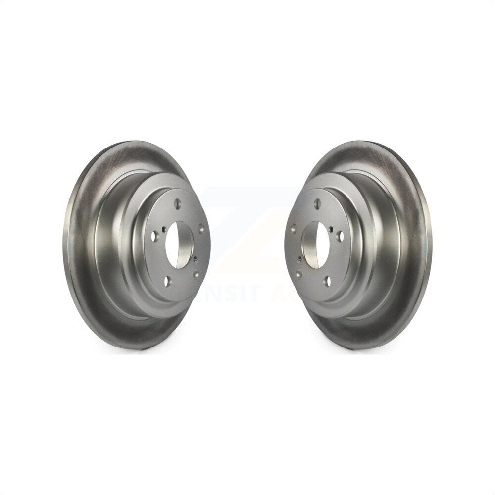 Rear Coated Disc Brake Rotors Pair For Subaru Forester Impreza Legacy Saab 9-2X KG-100493