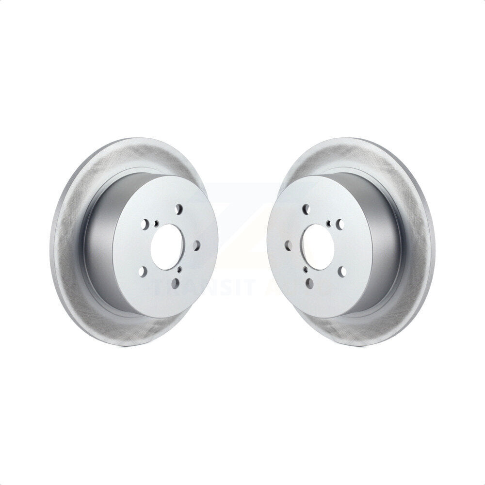 Rear Coated Disc Brake Rotors Pair For Subaru Outback Legacy KG-100557