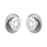 Rear Coated Disc Brake Rotors Pair For Subaru Outback Legacy KG-100557