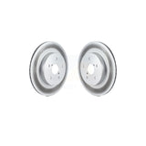 Rear Coated Disc Brake Rotors Pair For Subaru Outback Legacy WRX KG-100670