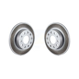 Rear Coated Disc Brake Rotors Pair For Volkswagen Jetta Rabbit Audi A3 Golf Quattro KG-100567