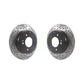 Rear Coated Drilled Slotted Disc Brake Rotors Pair For Hyundai Sonata Kia Optima Tucson Azera Cadenza KD-100531