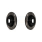 Rear Coated Drilled Slotted Disc Brake Rotors Pair For Mercedes-Benz CLA250 GLA250 INFINITI QX30 B Electric Drive B250e B250 KD-100547