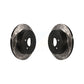 Rear Coated Drilled Slotted Disc Brake Rotors Pair For Nissan Murano INFINITI Pathfinder QX60 Q50 Quest FX35 JX35 Q60 M37 QX70 Q70 Q70L FX45 FX37 M56 M35h KD-100149