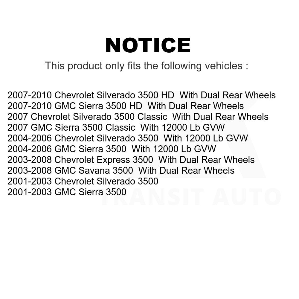 Rear Disc Brake Rotor 8-56992 For Chevrolet Express 3500 Silverado GMC Savana HD Sierra Classic