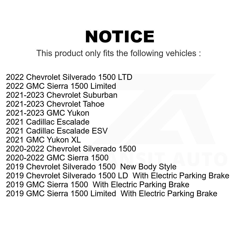 Rear Disc Brake Rotor 8-582457 For Chevrolet Silverado 1500 GMC Sierra LD Limited Cadillac Tahoe Yukon Suburban Escalade XL ESV LTD