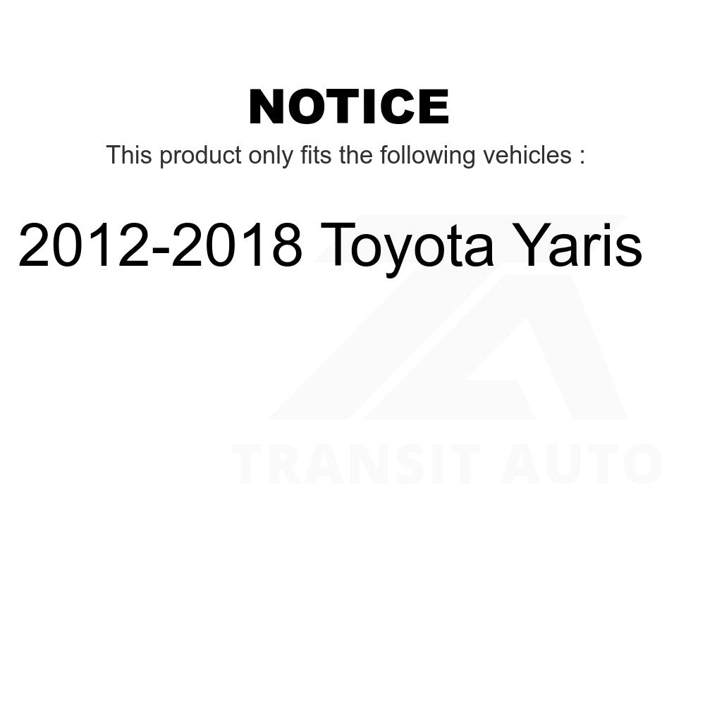 Rear Disc Brake Rotor 8-980993 For 2012-2018 Toyota Yaris