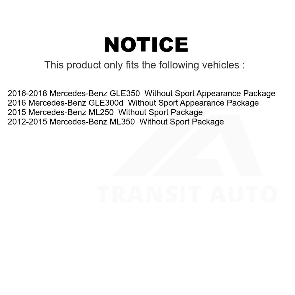 Rear Disc Brake Rotor 8-981004 For Mercedes-Benz ML350 GLE350 ML250 GLE300d