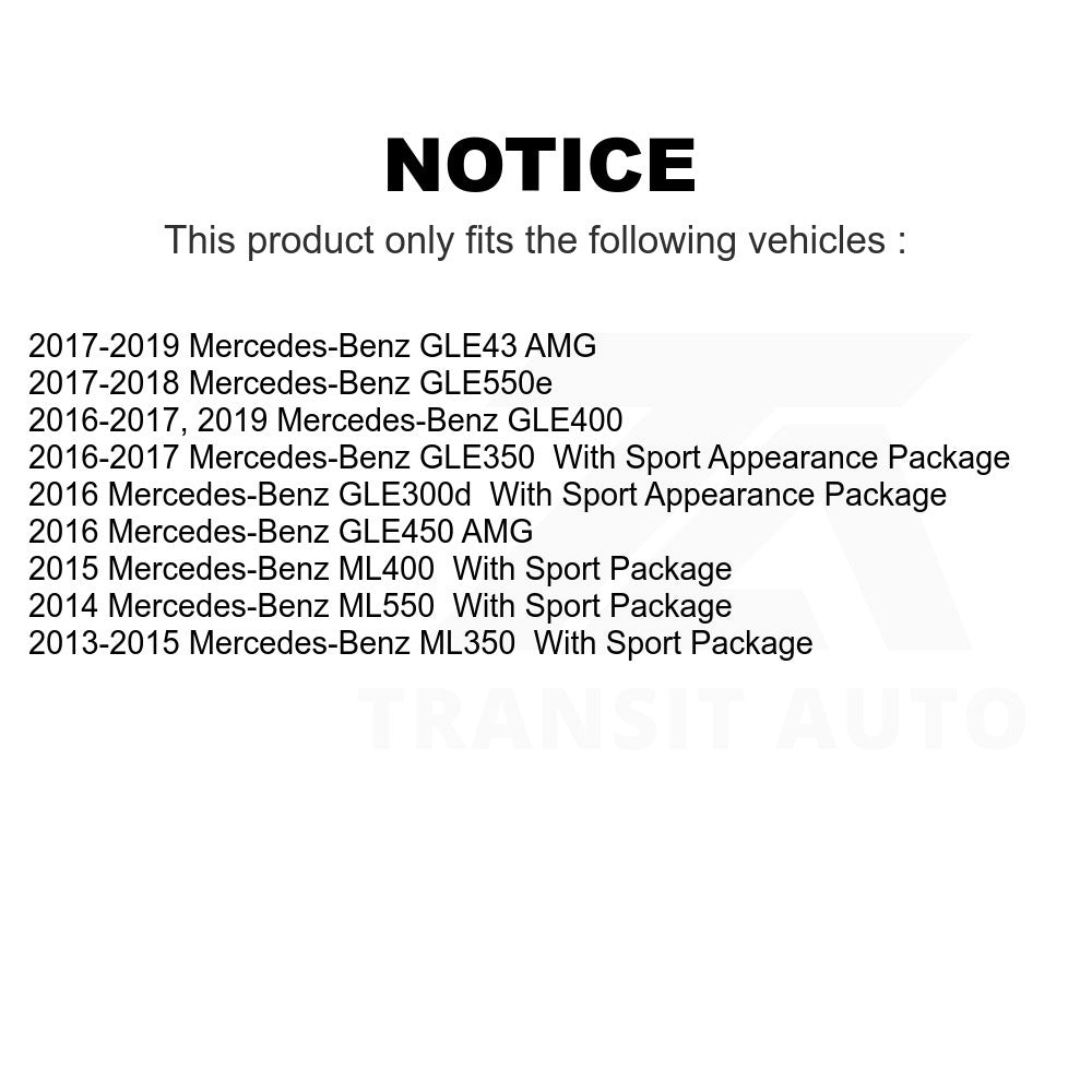 Rear Disc Brake Rotor 8-981085 For Mercedes-Benz ML350 GLE350 GLE43 AMG GLE400 GLE450 ML400 GLE300d ML550 GLE550e