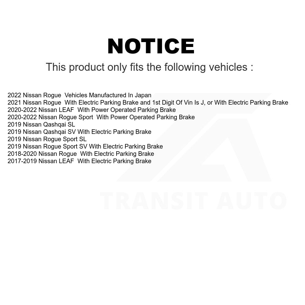 Rear Disc Brake Rotor 8-981814 For Nissan Rogue Sport LEAF Qashqai