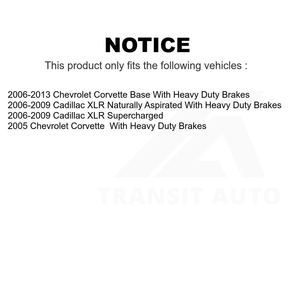 Rear Disc Brake Rotor GCR-580386OE For Chevrolet Corvette Cadillac XLR