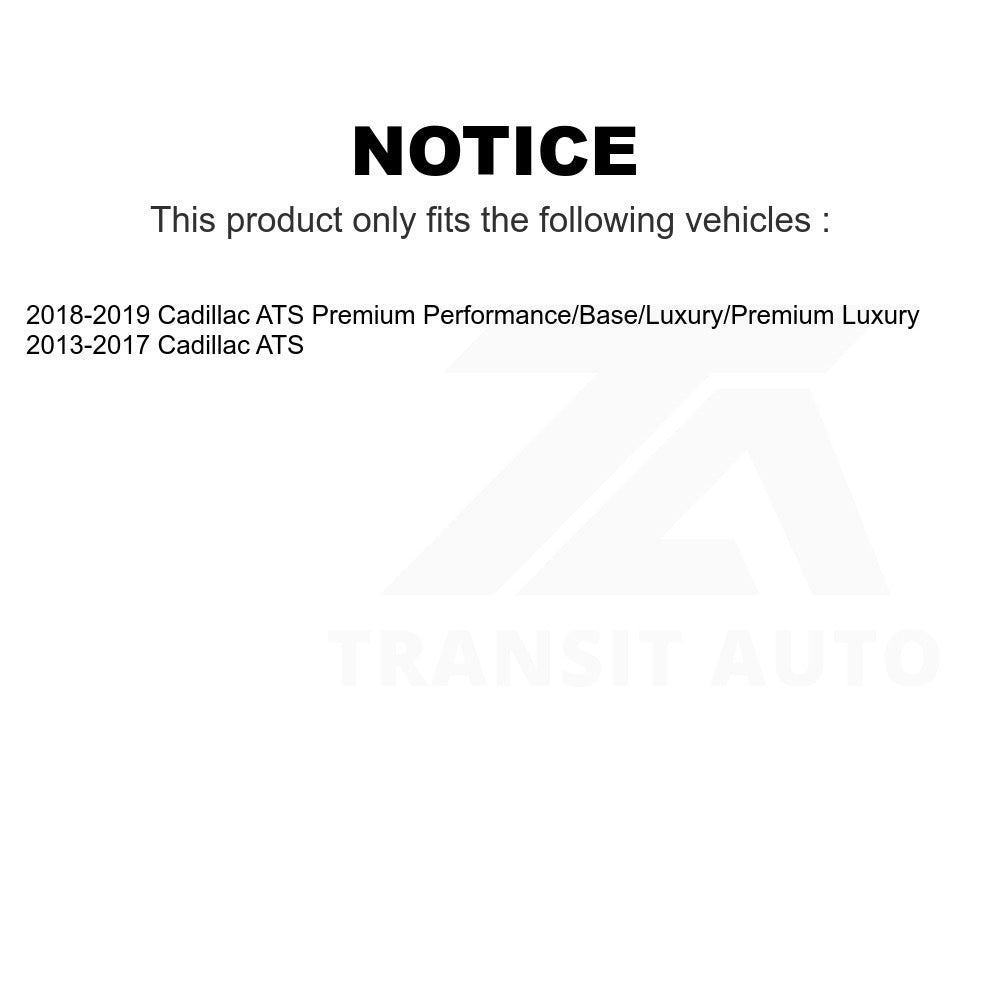 Rear Disc Brake Rotor GCR-581045 For Cadillac ATS