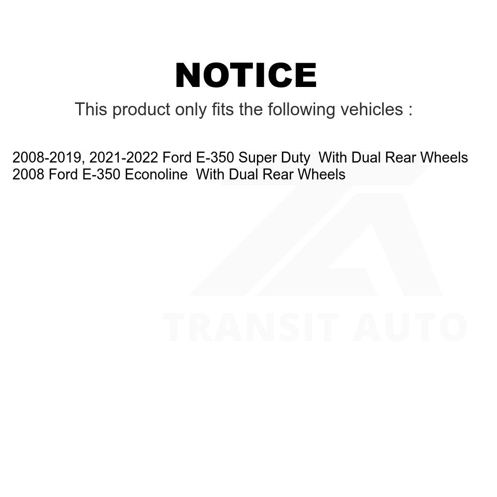 Rear Disc Brake Rotor GCR-680680 For Ford E-350 Super Duty Econoline With Dual Wheels