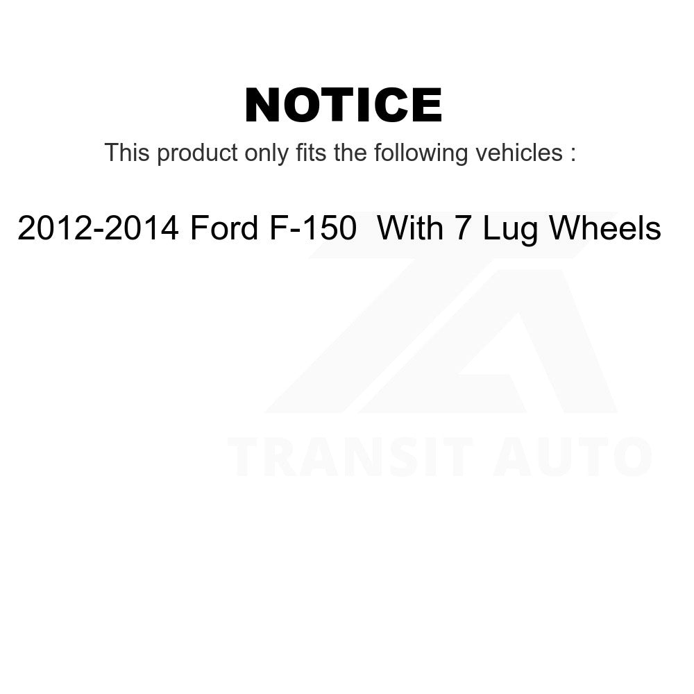 Rear Disc Brake Rotor GCR-680977 For 2012-2014 Ford F-150 With 7 Lug Wheels