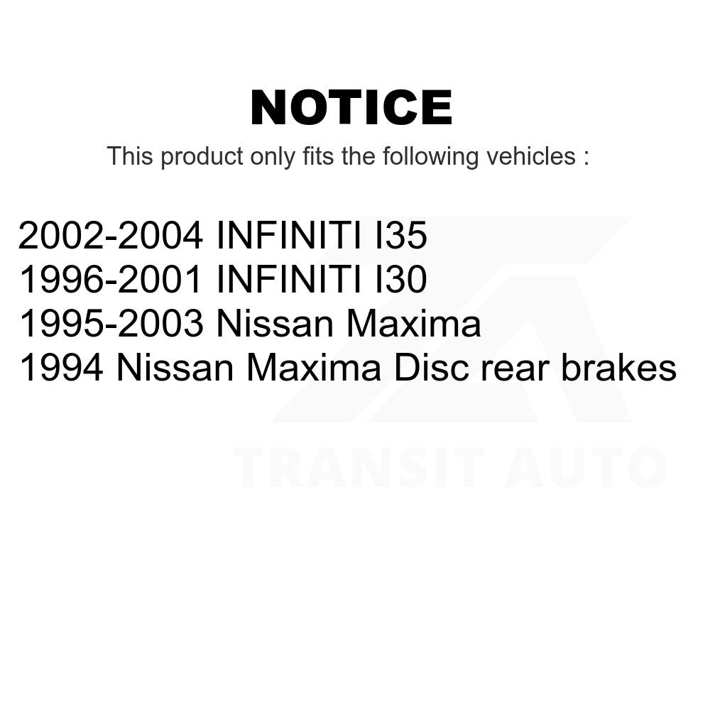 Rear Disc Brake Rotor GCR-96511 For Nissan Maxima INFINITI I30 I35