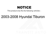 Rear Disc Brake Rotor GCR-980086 For 2003-2008 Hyundai Tiburon