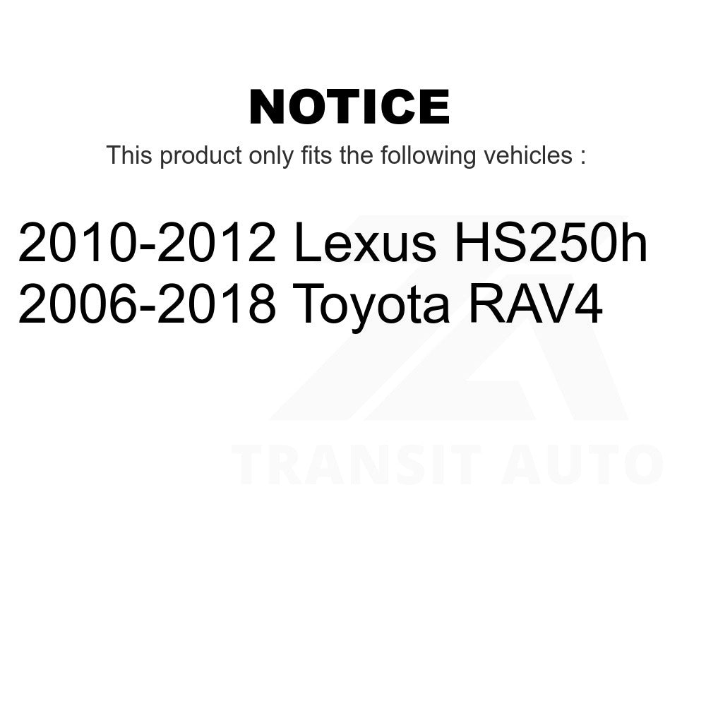 Rear Disc Brake Rotor GCR-980483 For Toyota RAV4 Lexus HS250h