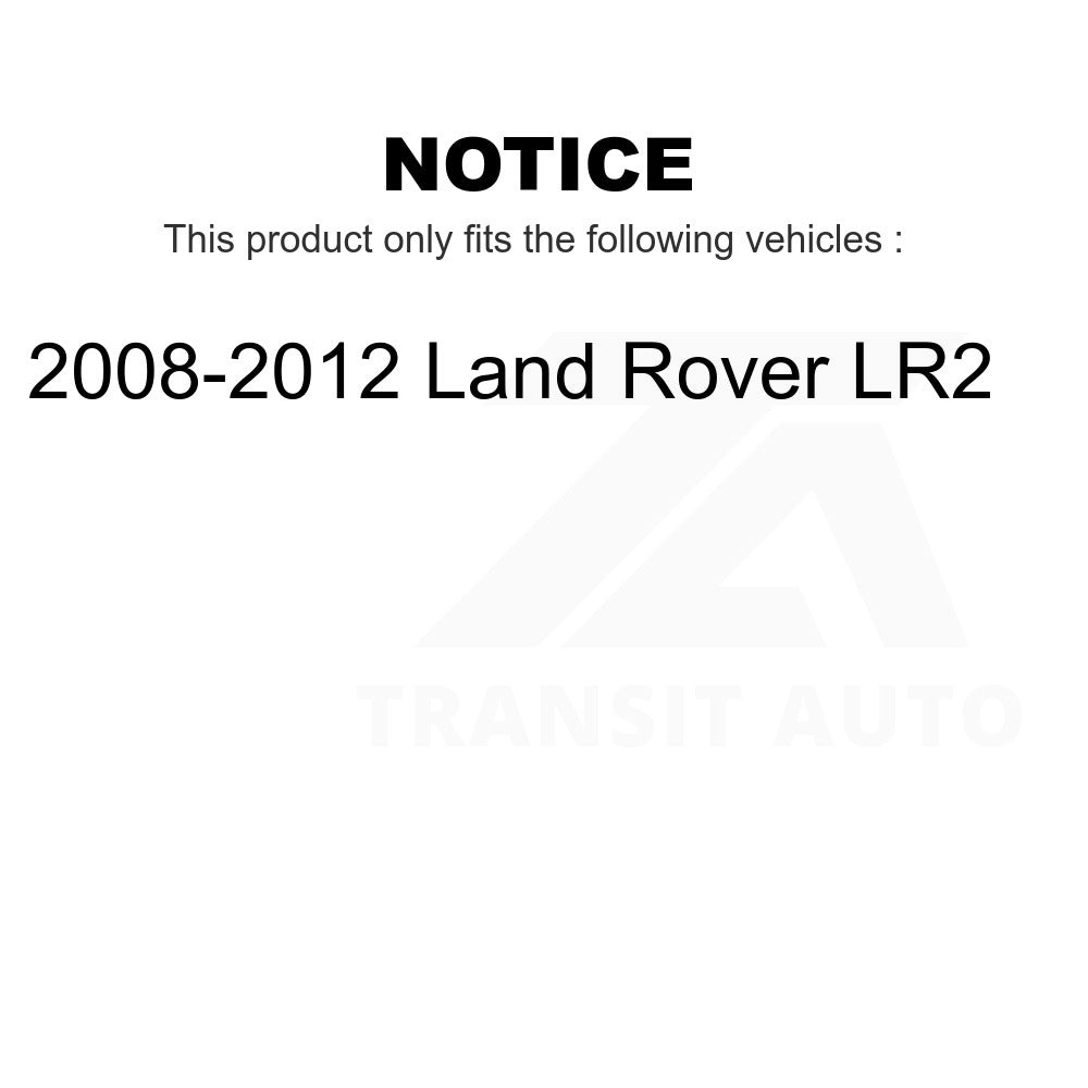 Rear Disc Brake Rotor GCR-980641 For 2008-2012 Land Rover LR2