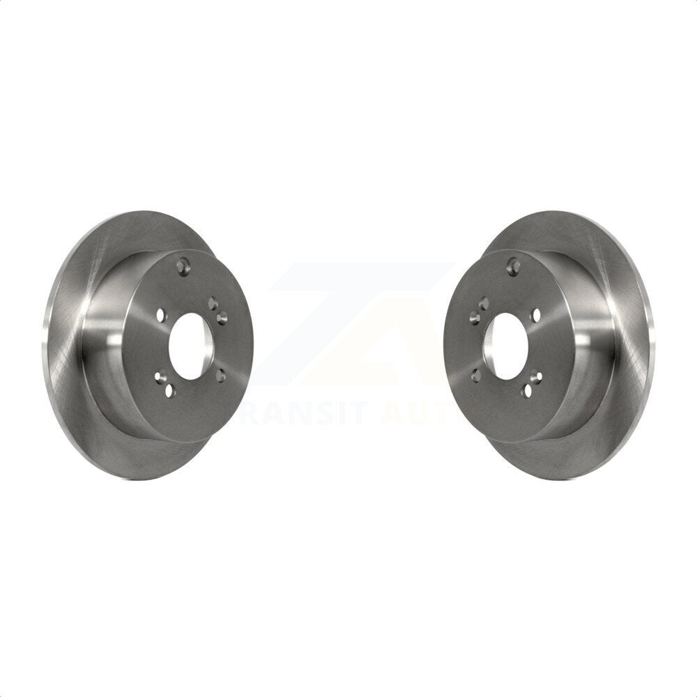 Rear Disc Brake Rotors Pair For 2006-2010 Hyundai Accent Kia Rio Rio5 K8-100831