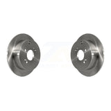 Rear Disc Brake Rotors Pair For 2006-2010 Hyundai Accent Kia Rio Rio5 K8-100831